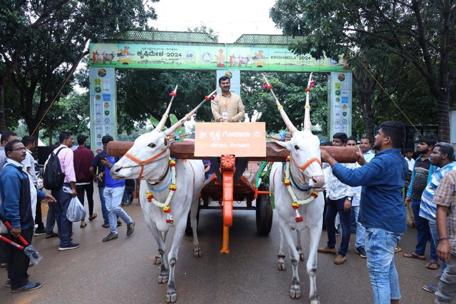 A scene from Sri Krishna Goshala